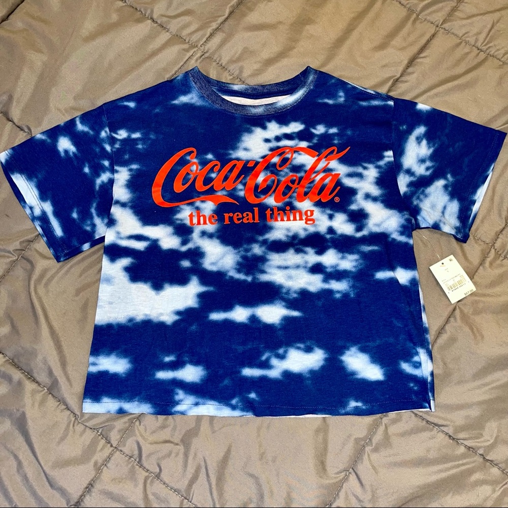 Coca Cola Cropped Tee & Shorts 2 Piece Set